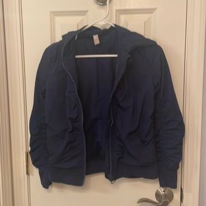 Girls Athleta navy coat size 12 large